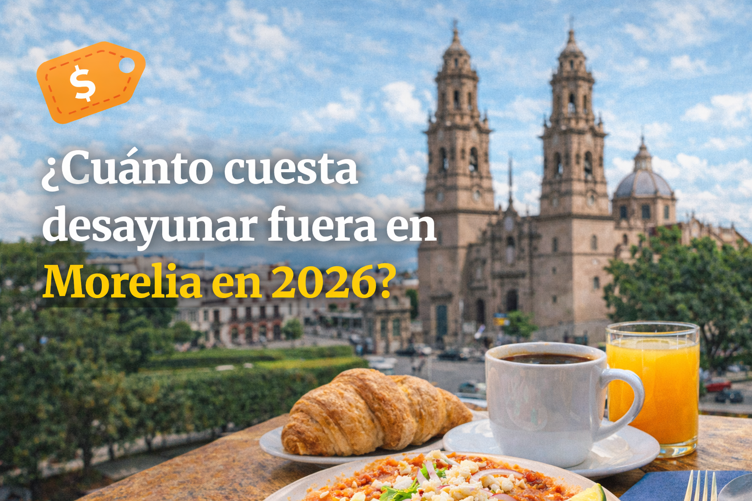 ¿Cuánto te cuesta desayunar fuera de casa?
